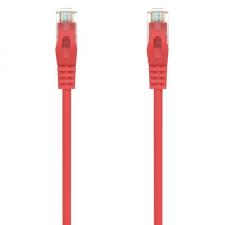 Cable de Red RJ45 AWG24 UTP Aisens A145-0562 Cat.6A/ LSZH/ 3m/ Rojo