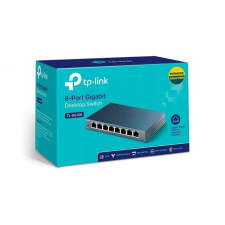 SWITCH TP-LINK TL-SG108 V3.0 - 8 PUERTOS RJ45 10/100/1000 - MDI/MDIX AUTOMÁTICO - SIN VENTILADOR - CARCASA METALICA - SOPORTE QO