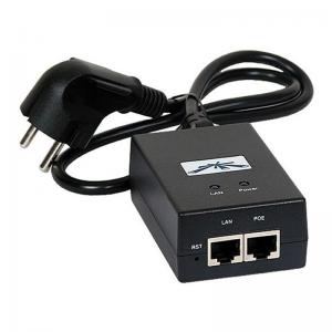 ALIMENTADOR POR ETHERNET UBIQUITI POE-24 - VOLTAJE ENTRADA 90-260VAC - VOLTAJE SALIDA 24VDC - FRECUENCIA COMUNICACIÓN 200KHZ - I