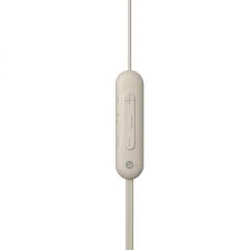 Auriculares Inalámbrico Intrauditivos Sony WI-C100/ con Micrófono/ Bluetooth/ Beige