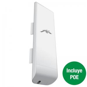 NANOSTATION UBIQUITI NSM2 - 2.4GHZ - 11DBI - 630MW - 2XRJ-45 - POE INCLUIDO - KIT DE MONTAJE - Imagen 1