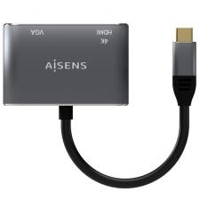 Adaptador USB Tipo-C Aisens A109-0627/ HDMI Hembra - VGA Hembra - USB Tipo-C Macho