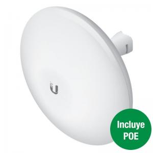 NANOBEAM UBIQUITI NBE-5AC-GEN2 AIRMAX - 5GHZ - 19DBI - 2*LAN GIGABIT - WIFI - POE - airOS 8 - ALCANCE 15+ KM - KIT MONTAJE EN MA