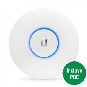 PUNTO DE ACCESO UBIQUITI UNIFI UAP-AC-PRO - WIFI A/B/G/N/AC - 2XGIGABIT - 3X3 MIMO - BOTÓN RESET - SOPORTA POE - MONTAJE PARED/T