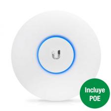 PUNTO DE ACCESO UBIQUITI UNIFI UAP-AC-PRO - WIFI A/B/G/N/AC - 2XGIGABIT - 3X3 MIMO - BOTÓN RESET - SOPORTA POE - MONTAJE PARED/T