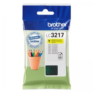 CARTUCHO DE TINTA AMARILLO BROTHER LC3217Y - APROX. 550 PÁGINAS - COMPATIBLE SEGÚN ESPECIFICACIONES - Imagen 1