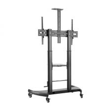 Soporte de Pie Inclinable con Ruedas y Manivela Aisens FT100TE-123 para TV 60-100'/ hasta 100kg