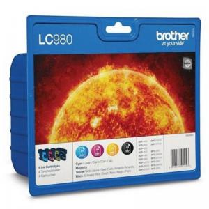 CARTUCHO TINTA BROTHER LC-980 VALUE PACK NEGRO/COLOR - Imagen 1