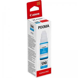 BOTELLA TINTA CIAN CANON GI-590 - 70ML - COMPATIBLE SEGÚN ESPECIFICACIONES - Imagen 1