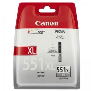 CARTUCHO DE TINTA GRIS CANON CLI-551GY XL MG6350/MG5450 V2 - Imagen 1