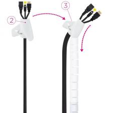 Organizador de Cables en Espiral Nanocable 10.36.0003-W/ 3m