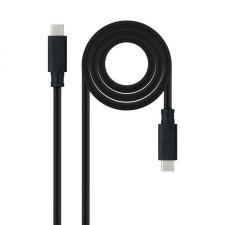 Cable USB 3.1 Nanocable 10.01.4100/ USB Tipo-C Macho - USB Tipo-C Macho/ 0.5m/ Negro