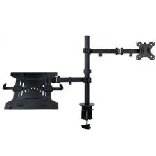 Soporte de Mesa Orientable/ Inclinable Tooq DB1200TN-B para TV y Portátil de 13-32'