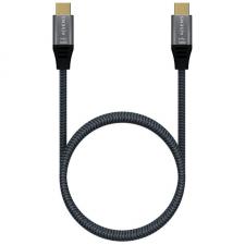 Cable USB 3.1 Tipo-C Aisens A107-0672 20GBPS 100W/ USB Tipo-C Macho - USB Tipo-C Macho/ 1.5m/ Gris