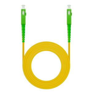 Cable de Fibra Óptica G657A2 Nanocable 10.20.0000-120/ LSZH/ 120m/ Amarillo
