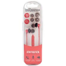 Auriculares Intrauditivos Aiwa ESTM-50RD/ con Micrófono/ Jack 3.5/ Rojo