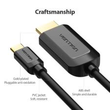 Cable Conversor HDMI 1.4 4K Vention CGUBG/ USB Tipo-C Macho - HDMI Macho/ 1.5m/ Negro