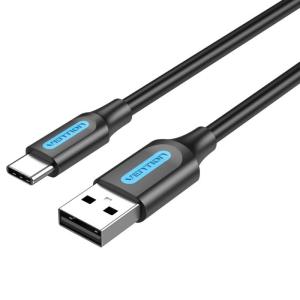 Cable USB 2.0 Tipo-C Vention COKBD/ USB Macho - USB Tipo-C Macho/ 50cm/ Gris