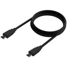 Cable USB 3.2 Tipo-C Aisens A107-0702 20GBPS 5A 100W/ USB Tipo-C Macho - USB Tipo-C Macho/ 1m/ Negro