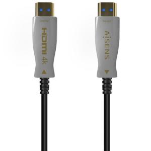 Cable HDMI 2.0 AOC 4K Aisens A148-0699/ HDMI Macho - HDMI Macho/ 125m/ Negro