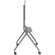 Soporte de Pie con Ruedas Aisens FT86FE-143 para TV o Pantalla Interactiva 50'-86'/ hasta 120kg