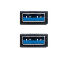 Cable USB 3.0 Nanocable 10.01.1001-BK/ USB Macho - USB Macho/ 1m/ Negro