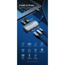 Hub USB Tipo-C Vention TNBHB/ 4xUSB/ 1xUSB Tipo-C PD