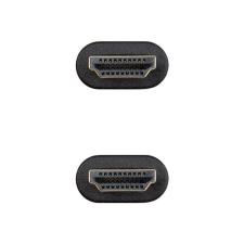 Cable HDMI 2.0 4K CCS Nanocable 10.15.3901/ HDMI Macho - HDMI Macho/ 1m/ Negro