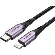 Cable USB 2.0 Tipo-C Lightning Vention TACVF/ USB Tipo-C Macho - Lightning Macho/ 1m/ Morado