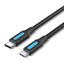 Cable USB 2.0 Tipo-C Vention COVBH/ USB Tipo-C Macho - MicroUSB Macho/ 2m/ Negro