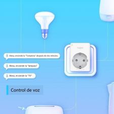 ENCHUFE WIFI INTELIGENTE TP-LINK TAPO P100 - CONTROL REMOTO - BT4.2 - CARGA MÁXIMA 10A - CONTROL DE VOZ - TEMPORIZADOR - BOTÓN P