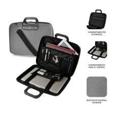 Maletín Subblim EVA Laptop Bag PL para Portátiles hasta 13.3'/ Cinta para Trolley/ Gris