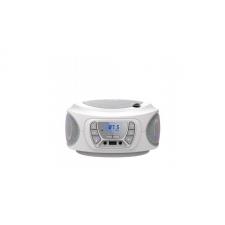 RADIO CD FONESTAR BOOM-ONE-B BLANCO - 4W RMS - BLUETOOTH - FM - USB/MP3 - AUX IN - SALIDA AURICULARES - EFECTOS LUMINOSOS - Imag