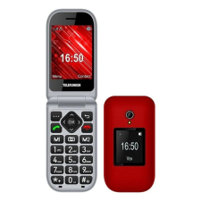 Teléfono Móvil Telefunken S460 para Personas Mayores/ Rojo