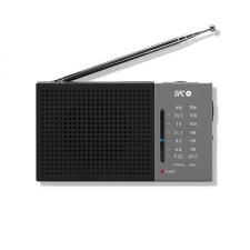 RADIO SPC JETTY LITE - FM/AM - ANTENA TELESCÓPICA - CONTROL DE VOLUMEN - CONEXIÓN AURICULARES 3.5MM - RED+PILAS AA