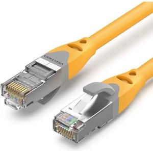 Cable de Red RJ45 SFTP Vention IBHYL Cat.6A/ 10m/ Amarillo