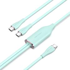 Cable USB Tipo-C Vention CTMGG/ USB Tipo-C Macho - 2 x USB Tipo-C Macho/ Hasta 100W/ 480Mbps/ 1.5m/ Verde