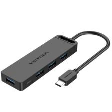 Hub USB Tipo-C Vention TGKBF/ 4xUSB/ 1xMicroUSB PD/ 1m