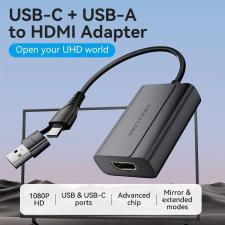 Adaptador Vention ACYHB/ USB Tipo-C Macho/ USB Macho - HDMI Hembra