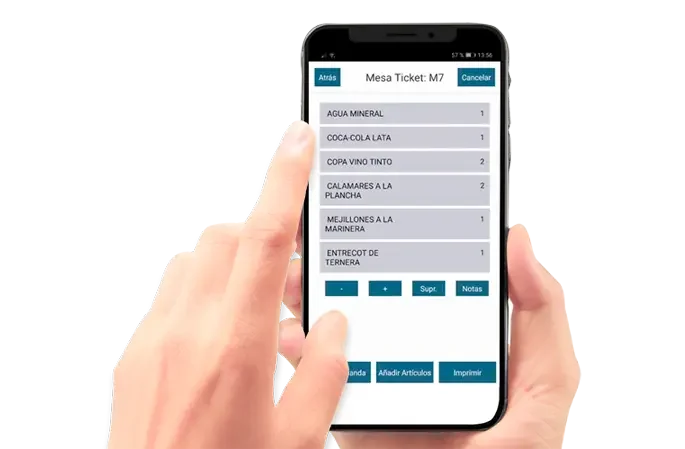 ClassicGes 7 de AIG: programa de gestión y TPV para pymes y autónomos 5 App de comandas móvil de ClassicGes para hostelería