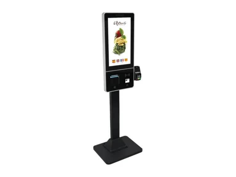 Kiosco de autopedido T-Quiosk TQ-1 con soporte de pie